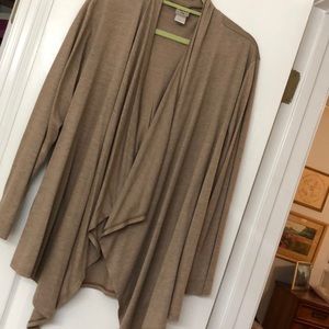 Lightweight waterfall no-close cardigan. NWOT.